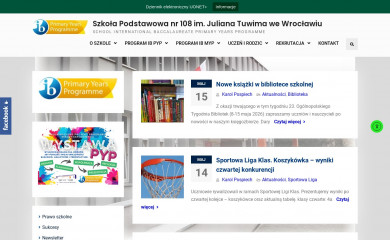 sp108.edu.pl screenshot