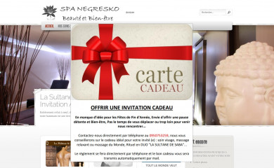 spa-negresko.fr screenshot