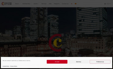 spanishchamber.or.jp screenshot