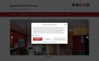 spanndecken-fachmann.de screenshot