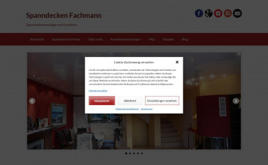 spanndecken-fachmann.de screenshot