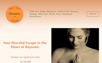 spaofbayonne.com screenshot