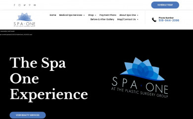 spaonemedspa.com screenshot