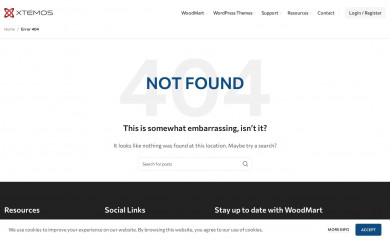 https://space.xtemos.com/wordpress-theme/ screenshot