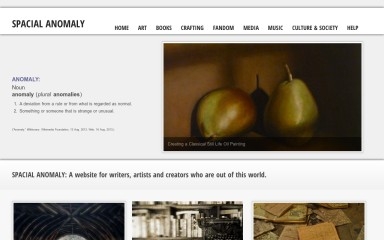 spacial-anomaly.com screenshot