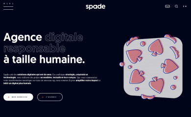 https://spade.be screenshot