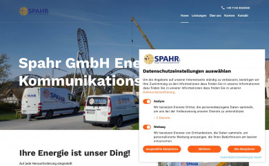 spahr-gmbh.de screenshot