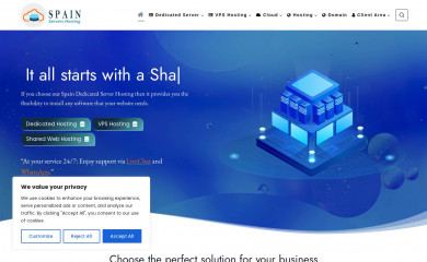 spainservers.com screenshot