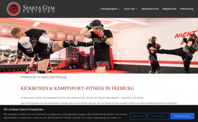 sparta-gym-freiburg.de screenshot