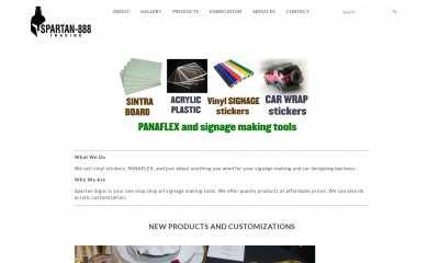 spartansigns.com screenshot