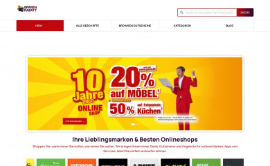sparenrabatt.de screenshot