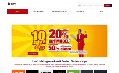 sparenrabatt.de screenshot