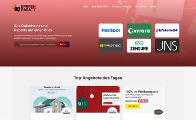 sparenrabatt.de screenshot