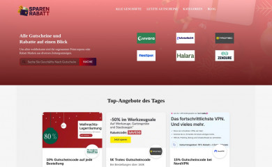 sparenrabatt.de screenshot