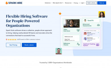 sparkhire.com screenshot