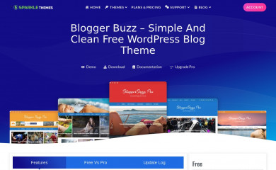 http://sparklewpthemes.com/wordpress-themes/bloggerbuzz/ screenshot