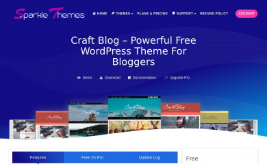Craft Blog screenshot