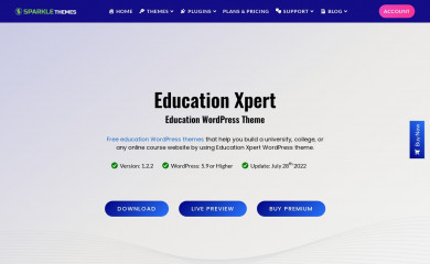 https://sparklewpthemes.com/wordpress-themes/educationxpert screenshot