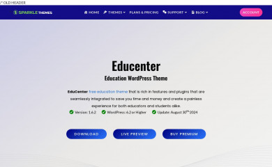 https://sparklewpthemes.com/wordpress-themes/educenter screenshot