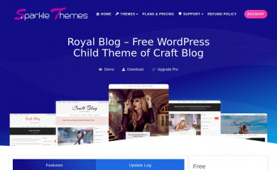 Royal Blog screenshot