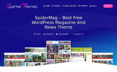 https://www.sparklewpthemes.com/wordpress-themes/spidermag screenshot