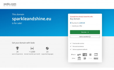 sparkleandshine.eu screenshot