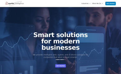 sparkleintelligence.com screenshot