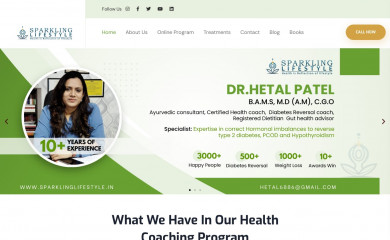 sparklinglifestyle.in screenshot