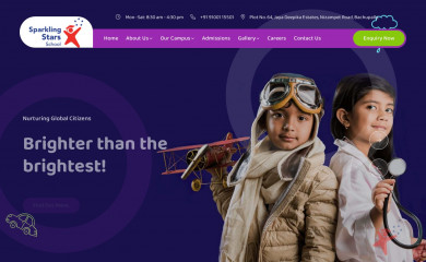 sparklingstarsschools.com screenshot
