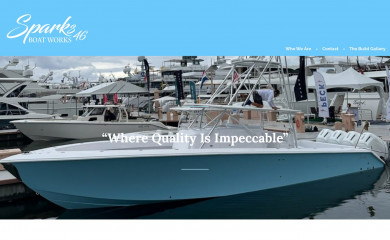 sparksboatworks.com screenshot