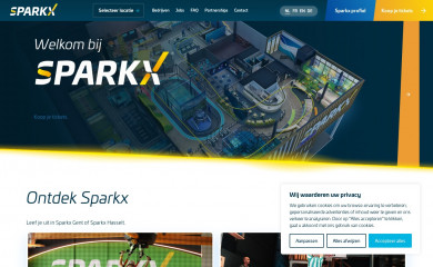 sparkx.com screenshot