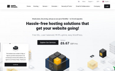 https://sparkz.network screenshot