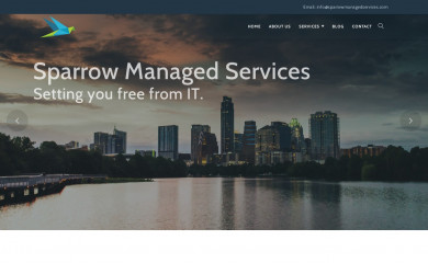 sparrowmanagedservices.com screenshot