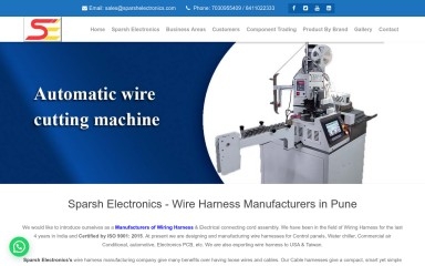 sparshelectronics.com screenshot