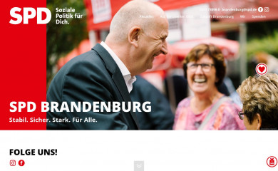 spd-brandenburg.de screenshot