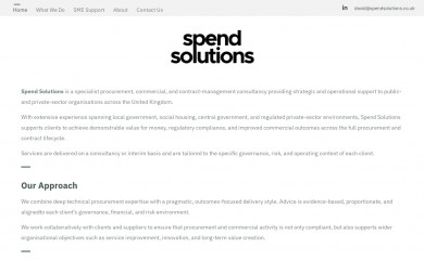 spendsolutions.co.uk screenshot