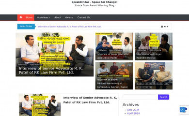 speakbindas.com screenshot