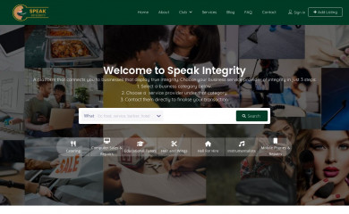 speakintegrity.com screenshot