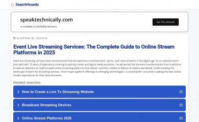 speaktechnically.com screenshot