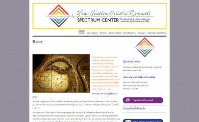 spectrumcenter-houston.com screenshot