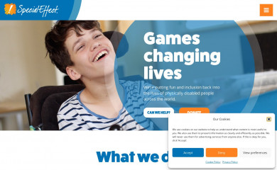 specialeffect.org.uk screenshot