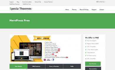 HeroPress screenshot