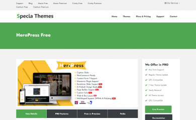 HeroPress screenshot