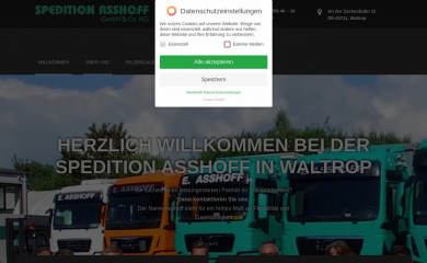 spedition-asshoff.de screenshot