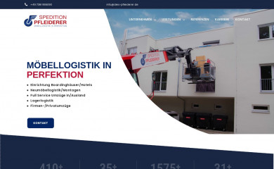 spedition-pfleiderer.de screenshot