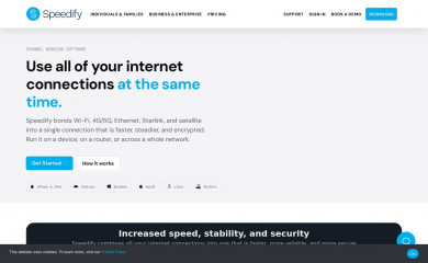 speedify.com screenshot