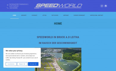 speedworld-kart.at screenshot