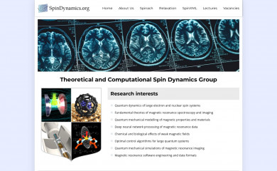 spindynamics.org screenshot