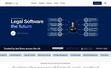 spinelegalsoftware.com screenshot