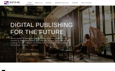 spinemedia.com screenshot
